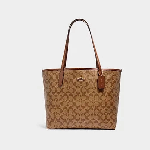 City Tote In Signature Canvas