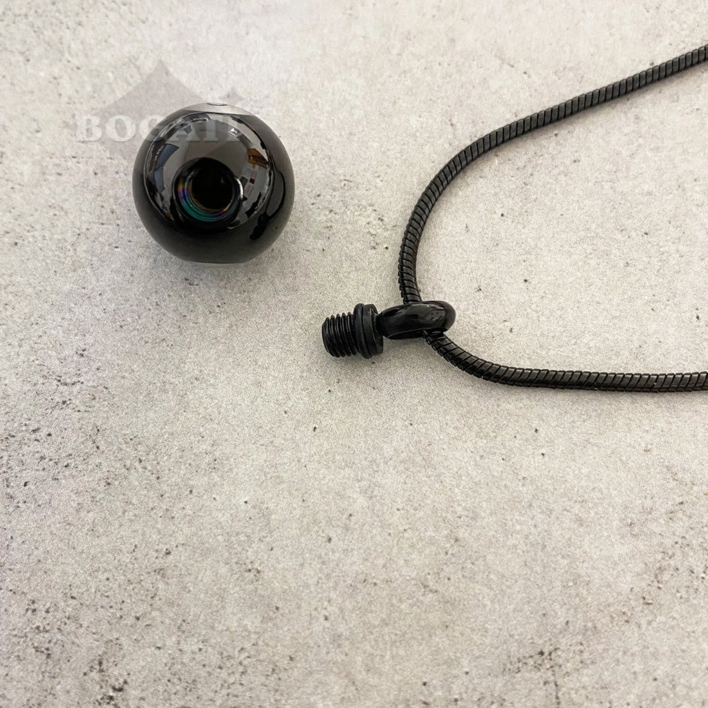 CLEARANCE - J-1608 - Eight Ball - Pendant with Chain
