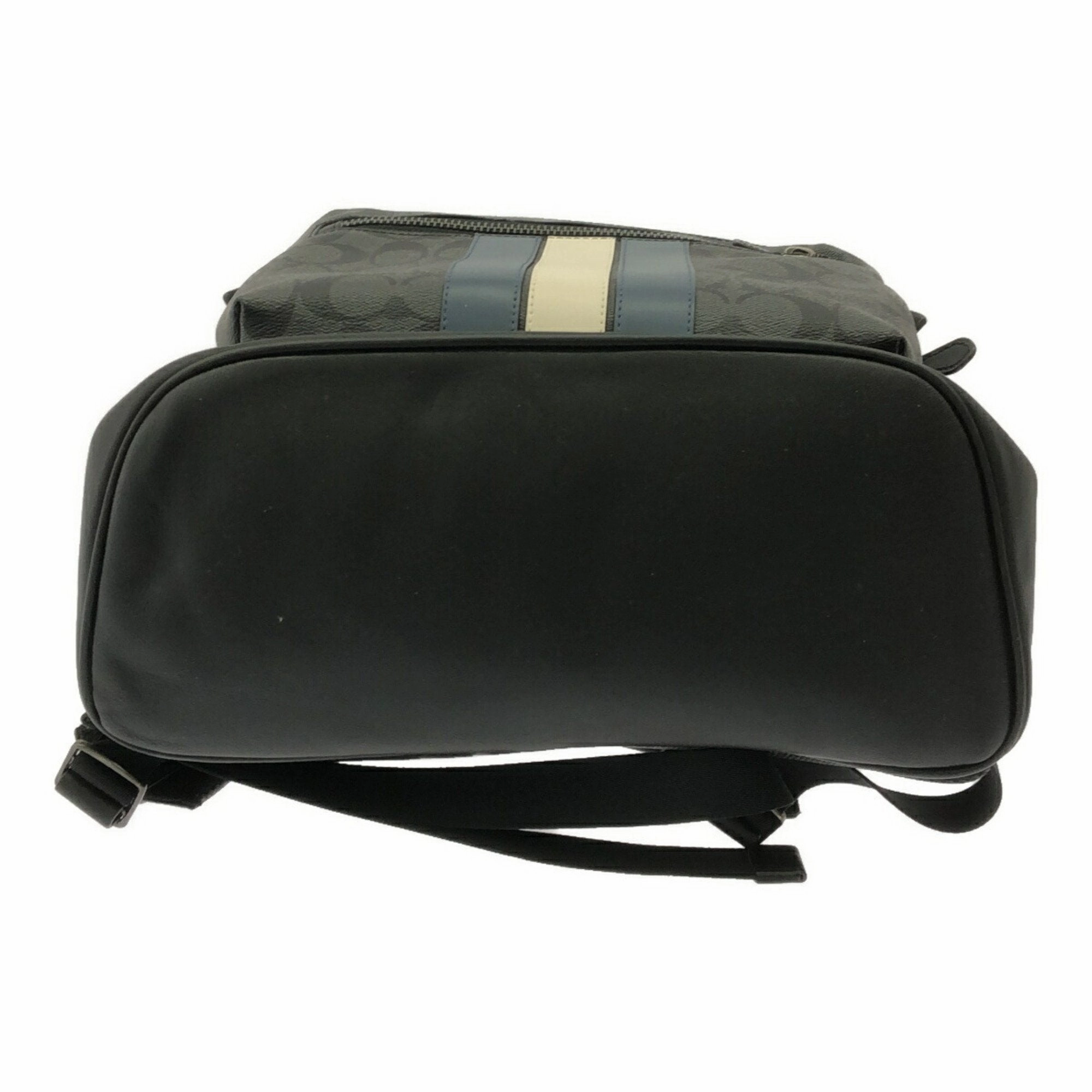 Coach Signature  Pvc Leather Backpack (Pre-Owned)