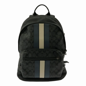 Coach Signature  Pvc Leather Backpack (Pre-Owned)