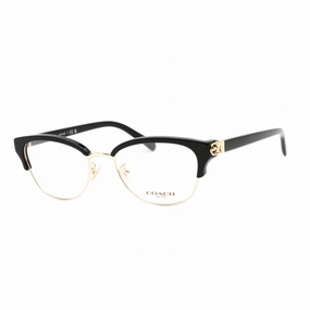 Coach Women's Eyeglasses - Full Rim Cat Eye Shiny Light Gold Plastic | 0HC6195 5002