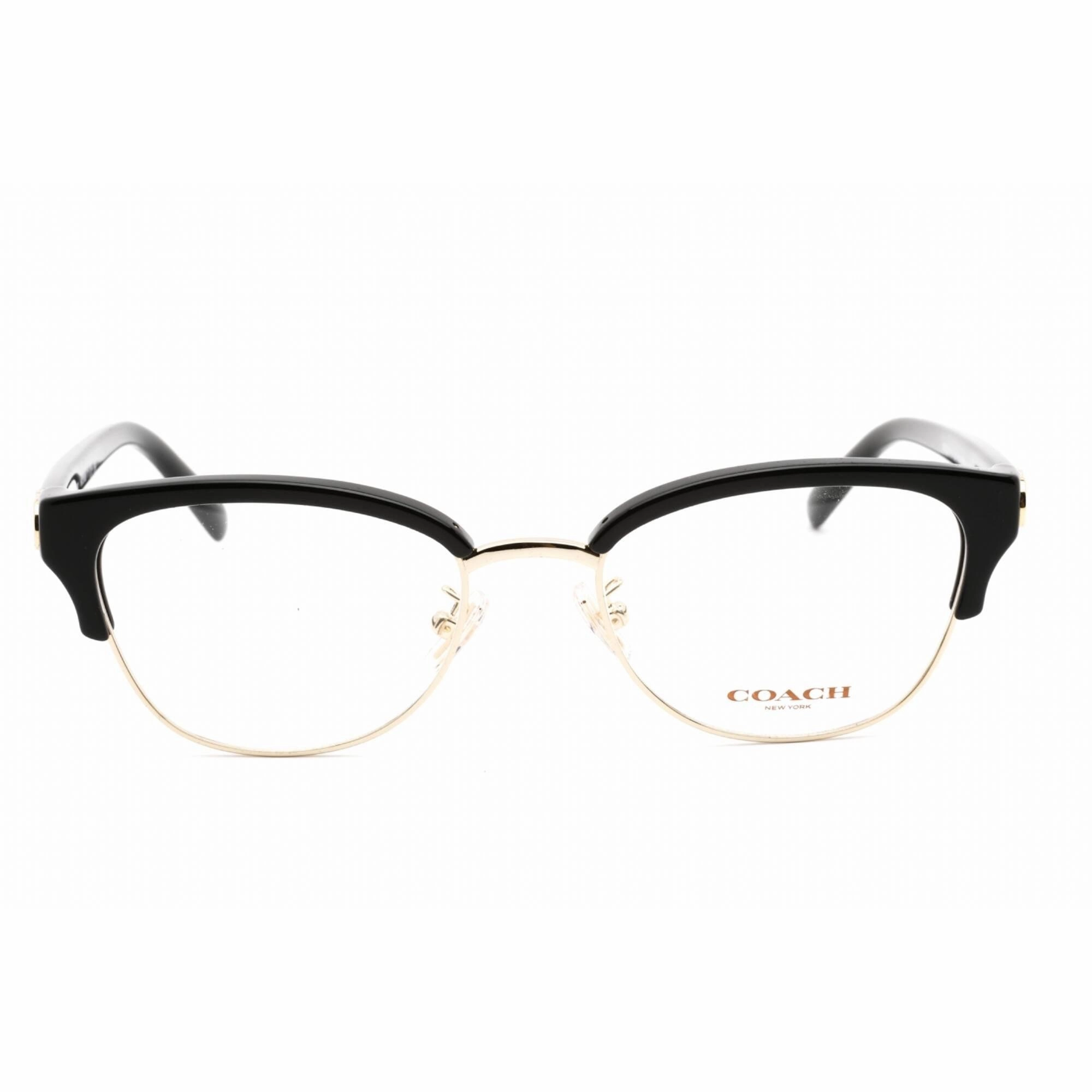 Coach Women's Eyeglasses - Full Rim Cat Eye Shiny Light Gold Plastic | 0HC6195 5002