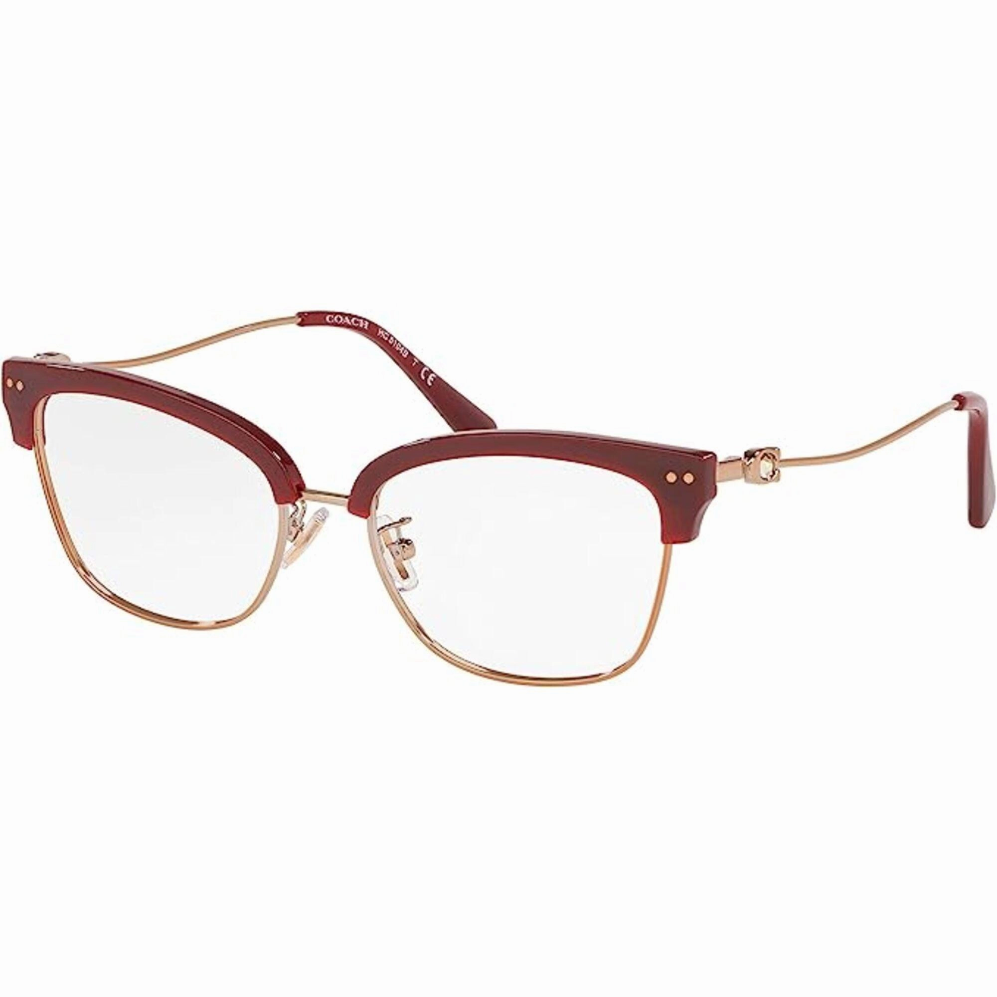 Coach Women's Eyeglasses - Shiny Rose Gold Cat Eye Full Rim Frame | 0HC5104B 9331