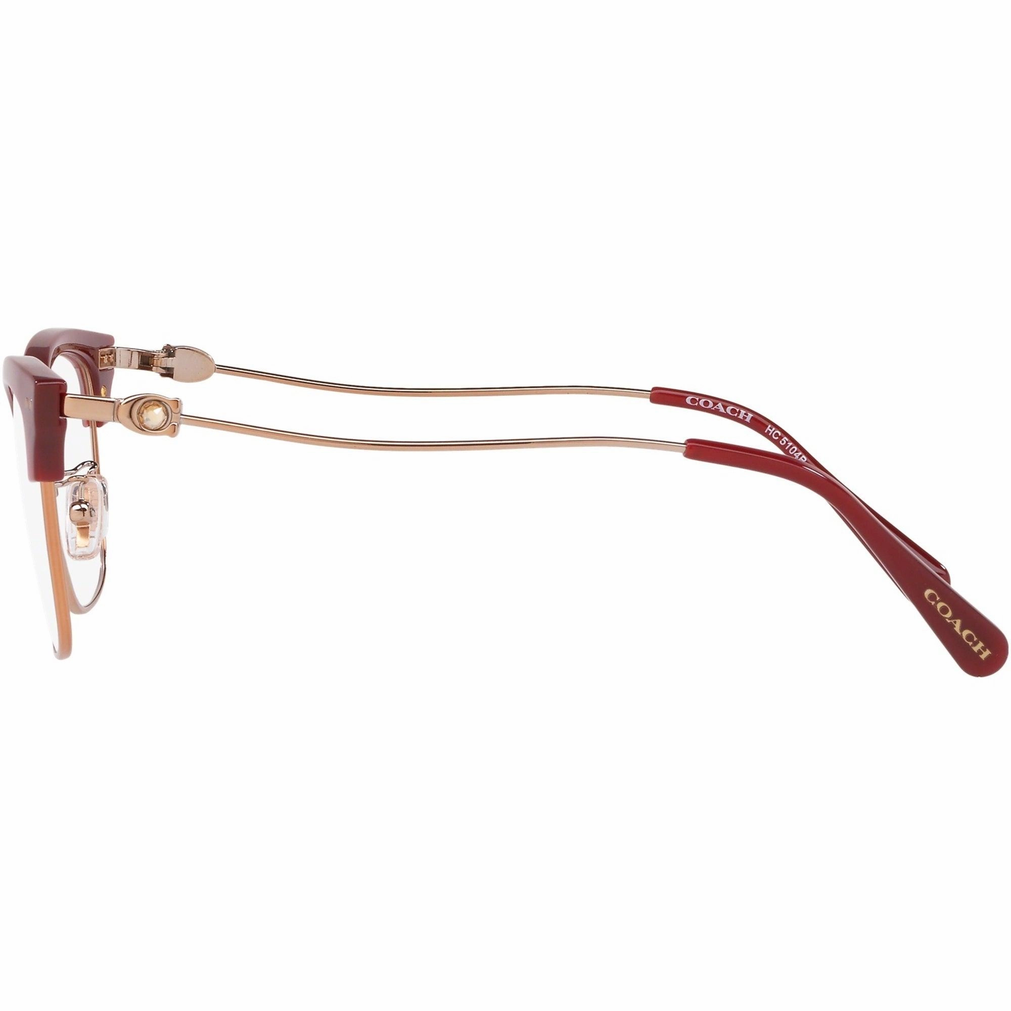 Coach Women's Eyeglasses - Shiny Rose Gold Cat Eye Full Rim Frame | 0HC5104B 9331