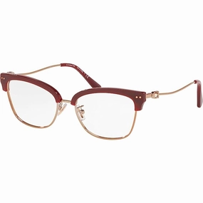 Coach Women's Eyeglasses - Shiny Rose Gold Cat Eye Full Rim Frame | 0HC5104B 9331