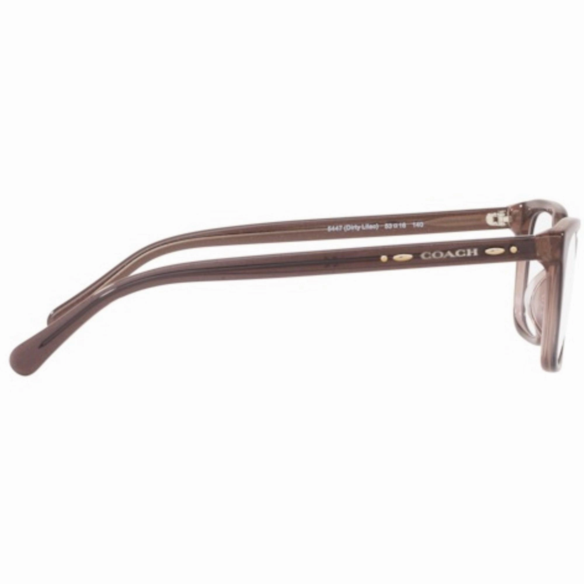Coach Women's Eyeglasses - Transparent Glitter Grey Rectangular | COACH 0HC6136U 5447