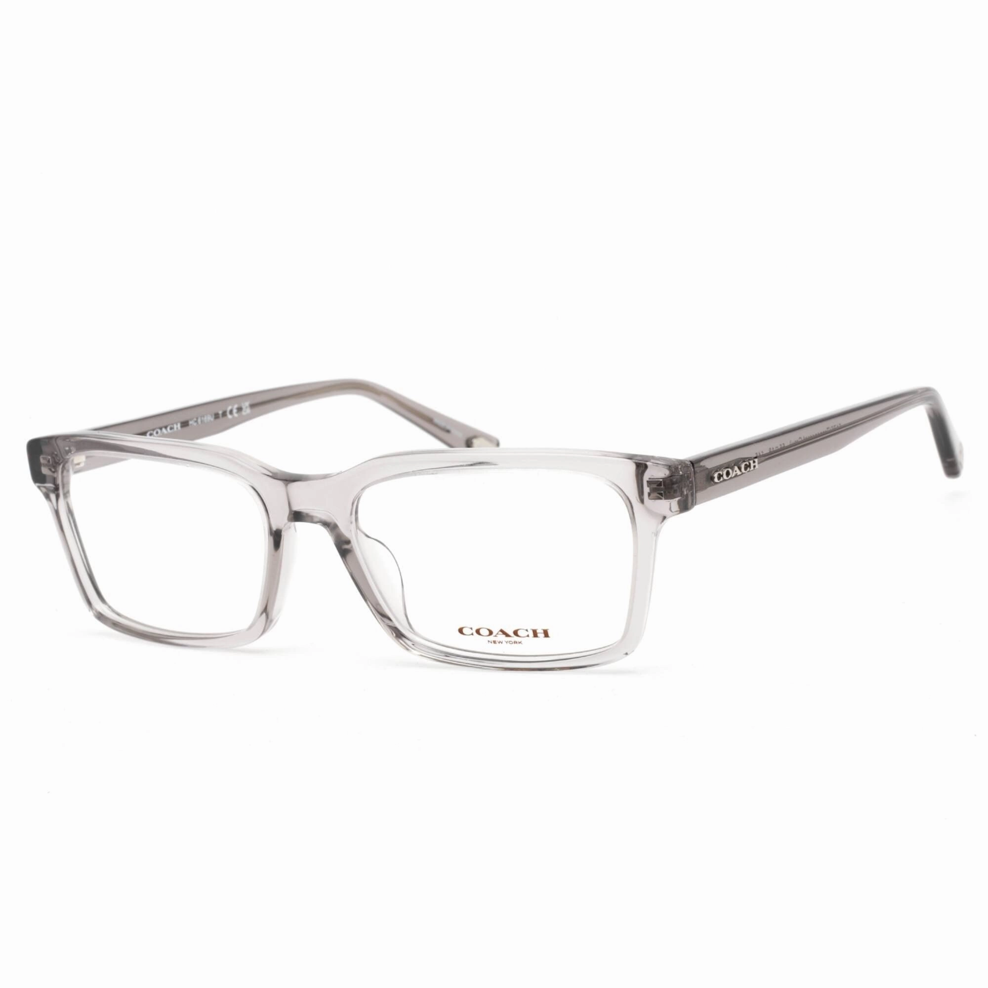 Coach Women's Eyeglasses - Transparent Grey Plastic Rectangular Frame | 0HC6169U 5176