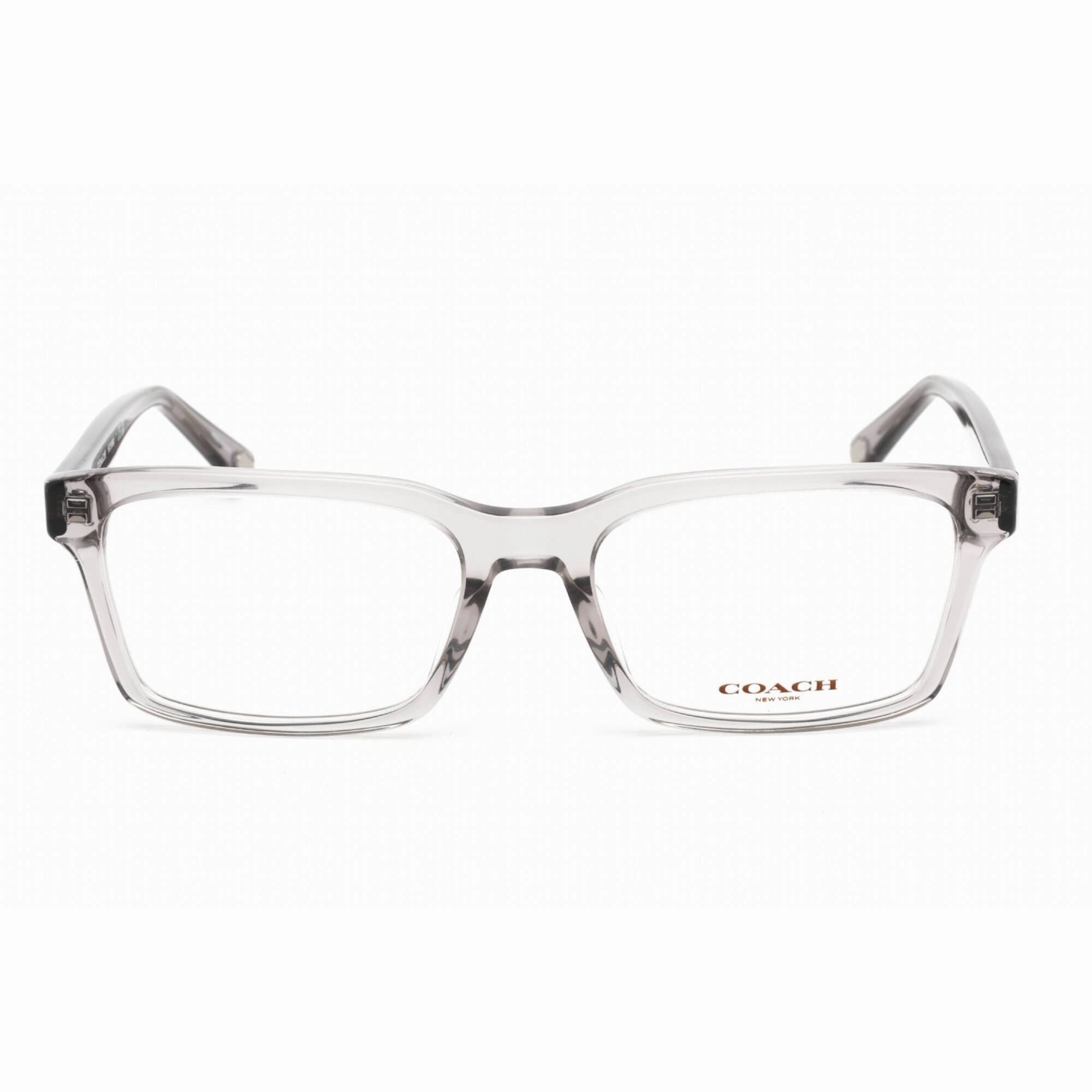 Coach Women's Eyeglasses - Transparent Grey Plastic Rectangular Frame | 0HC6169U 5176