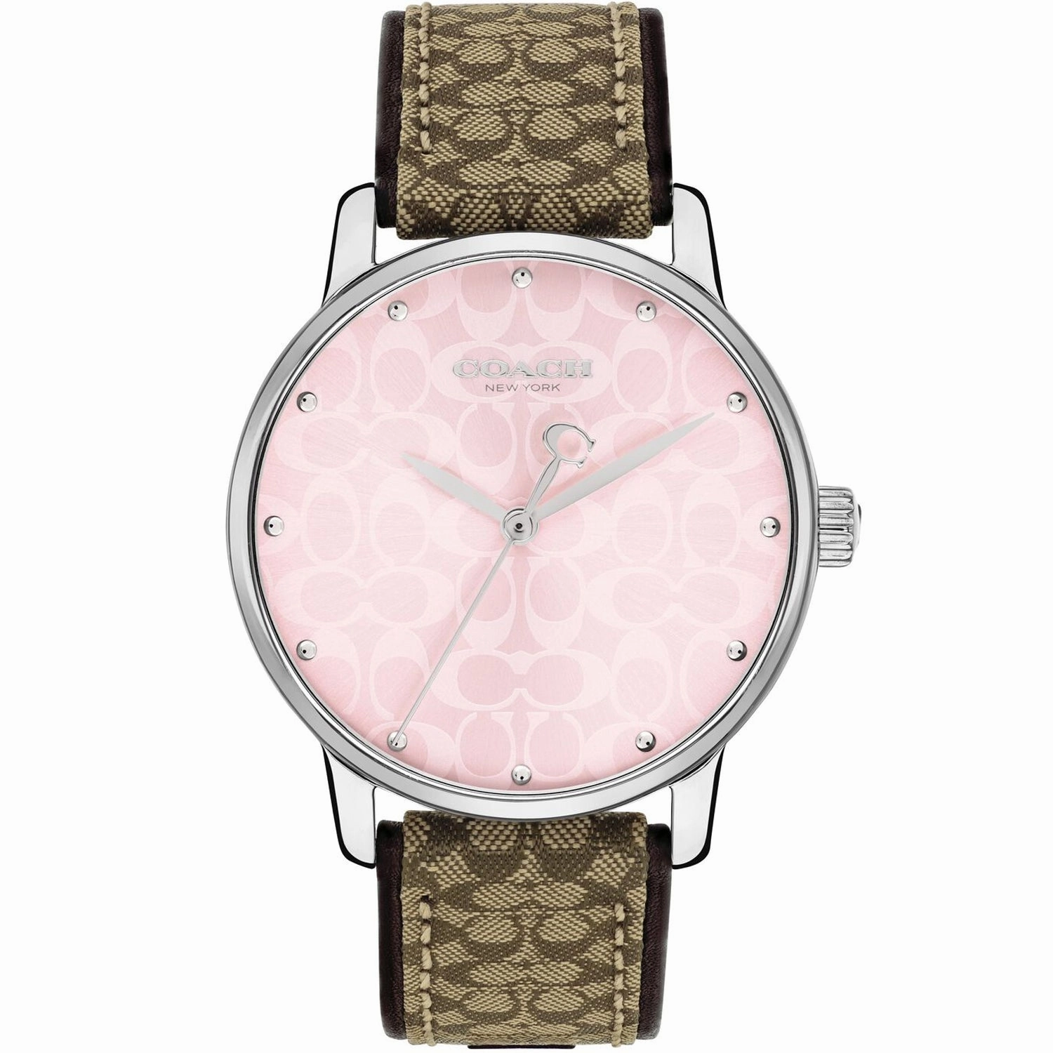 Coach Women's Grand Pink Dial Watch