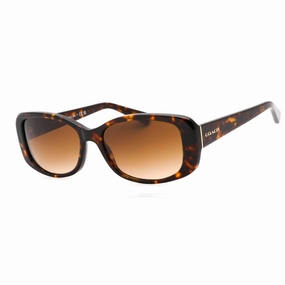 Coach Women's Sunglasses - Dark Tortoise Frame Brown Gradient Lens | 0HC8168 512013
