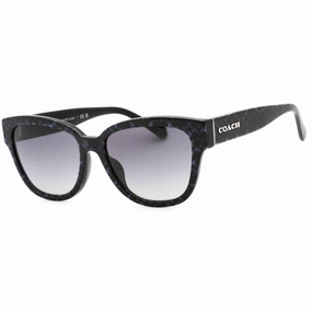 Coach Women's Sunglasses - Sapphire Pearl Signature C Cat Eye Frame | 0HC8379F 57654L