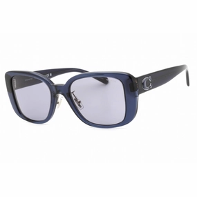 Coach Women's Sunglasses - Transparent Blue Plastic Full Rim Frame | 0HC8352 571480