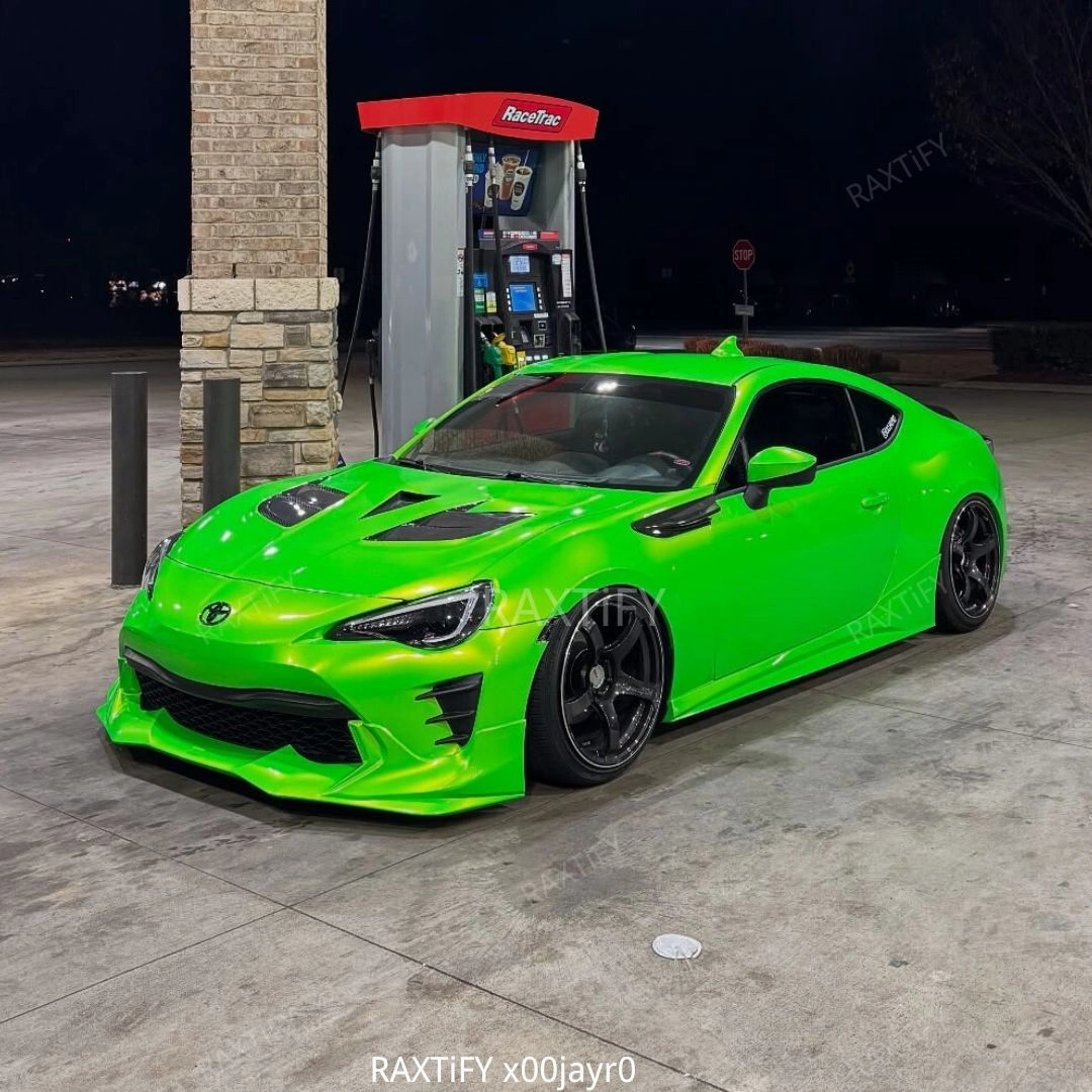 Color Shift Neon Gold Green Vinyl Wrap
