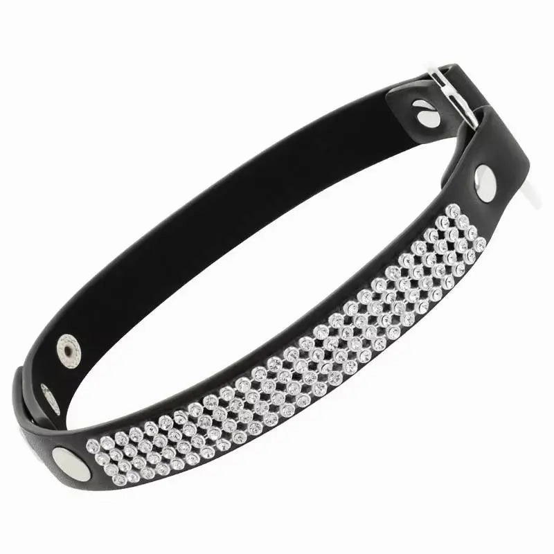 Coquette Chic Desire Choker Hand Crafted Vegan Leather – Heart