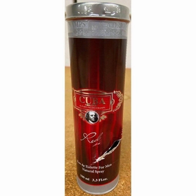 Cuba Red By Cuba cologne for men EDT 3.3 / 3.4 oz Damaged Retail box