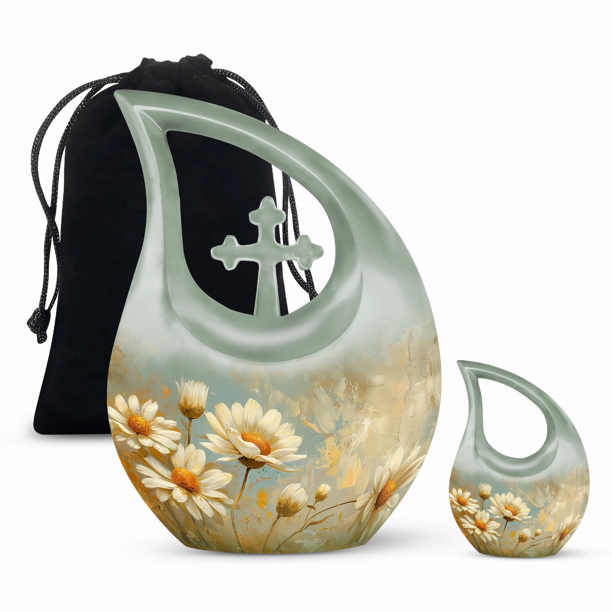 Dance Of Daisies - Memorial Urn for Cherished Remembrance