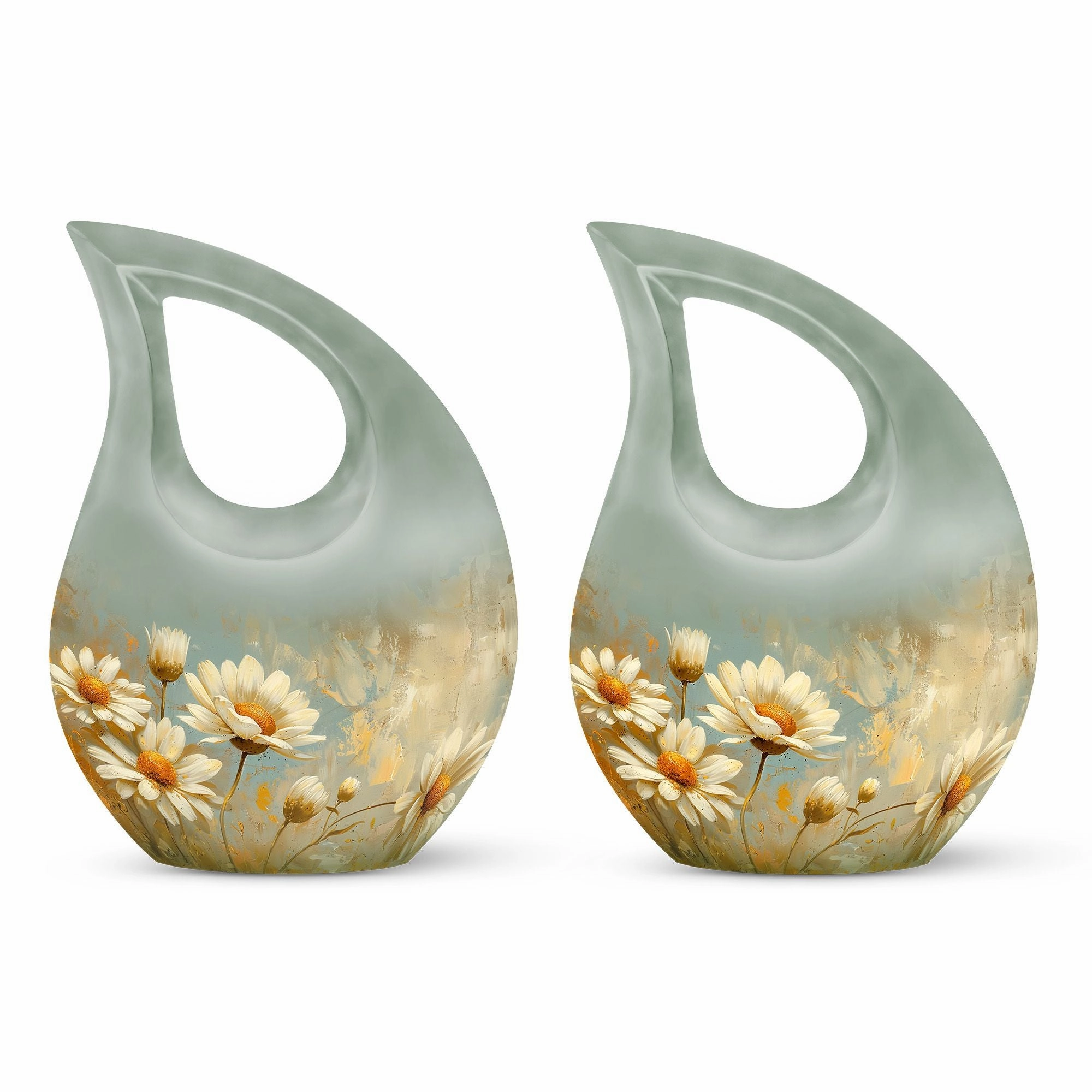Dance Of Daisies - Memorial Urn for Cherished Remembrance