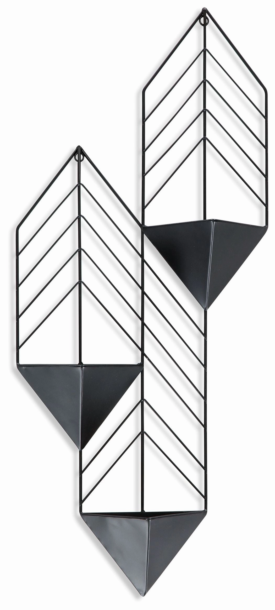 Dashney Black Wall Planter