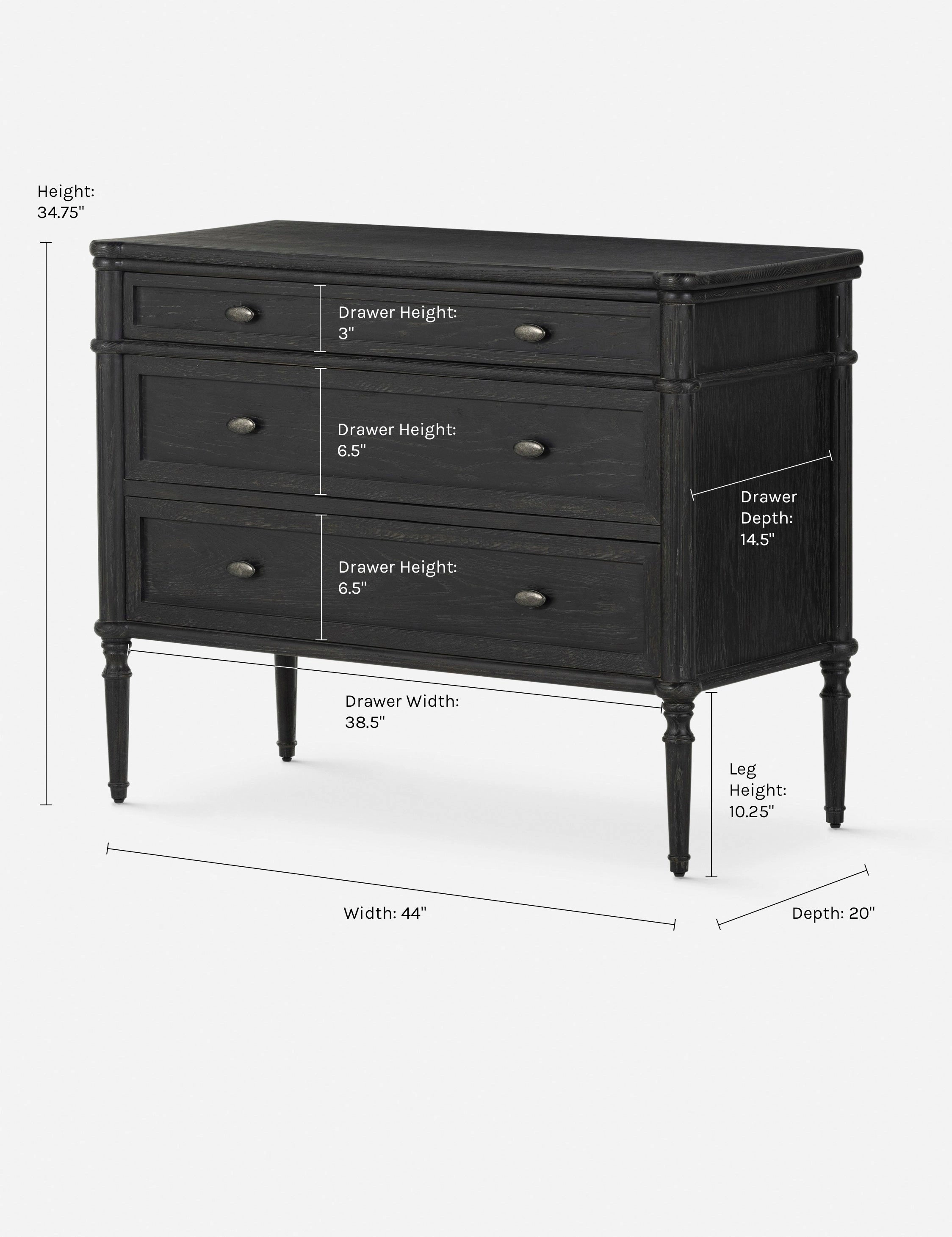 Delancey 3-Drawer Dresser