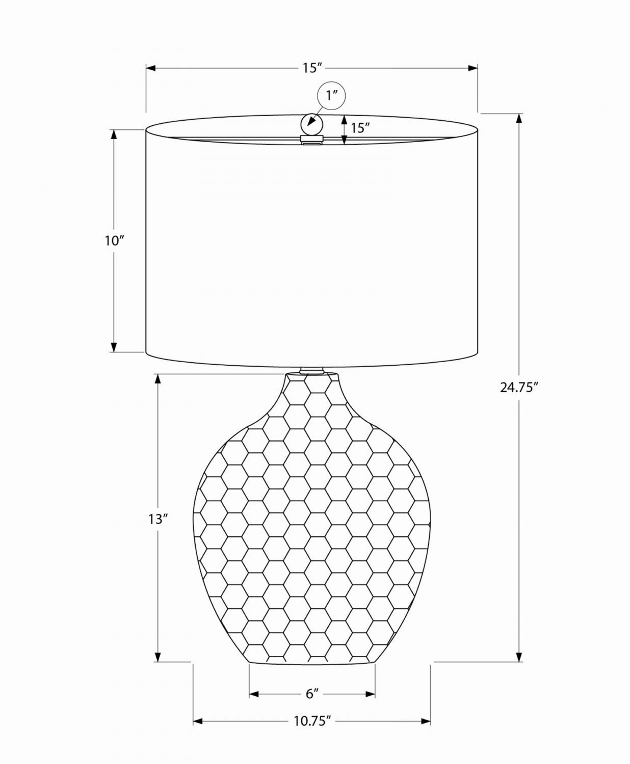 Devon Table Lamp - Brown