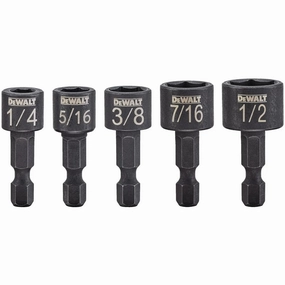 DEWALT DWAIND-5-- Nut Driver Set, Compact, 5-Piece (Dwaind5)