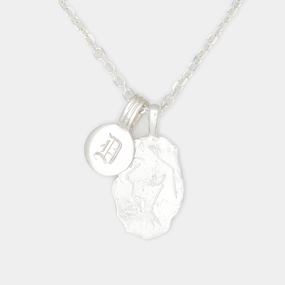 Dieu créa Medallion Combo Necklace in Silver