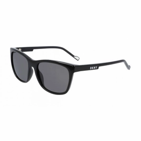 Dkny Women's Sunglasses - Black Plastic Square Frame Grey Lens | DKNY DK532S 001
