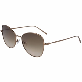 Dkny Women's Sunglasses - Taupe Butterfly Frame Brown Grad Lens | DKNY DK104S 272