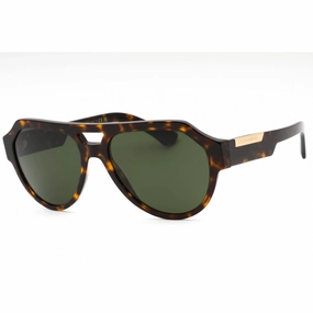 Dolce & Gabbana Men's Sunglasses - Dark Tortoise Plastic Aviator | 0DG4466 502/71