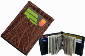 Dragon Fire Elephant Bifold Slim Profile Wallet With Money Clip