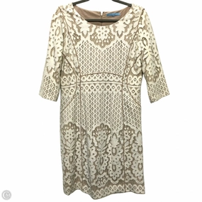 Dress Party Midi By Antonio Melani In Cream, Size: M
