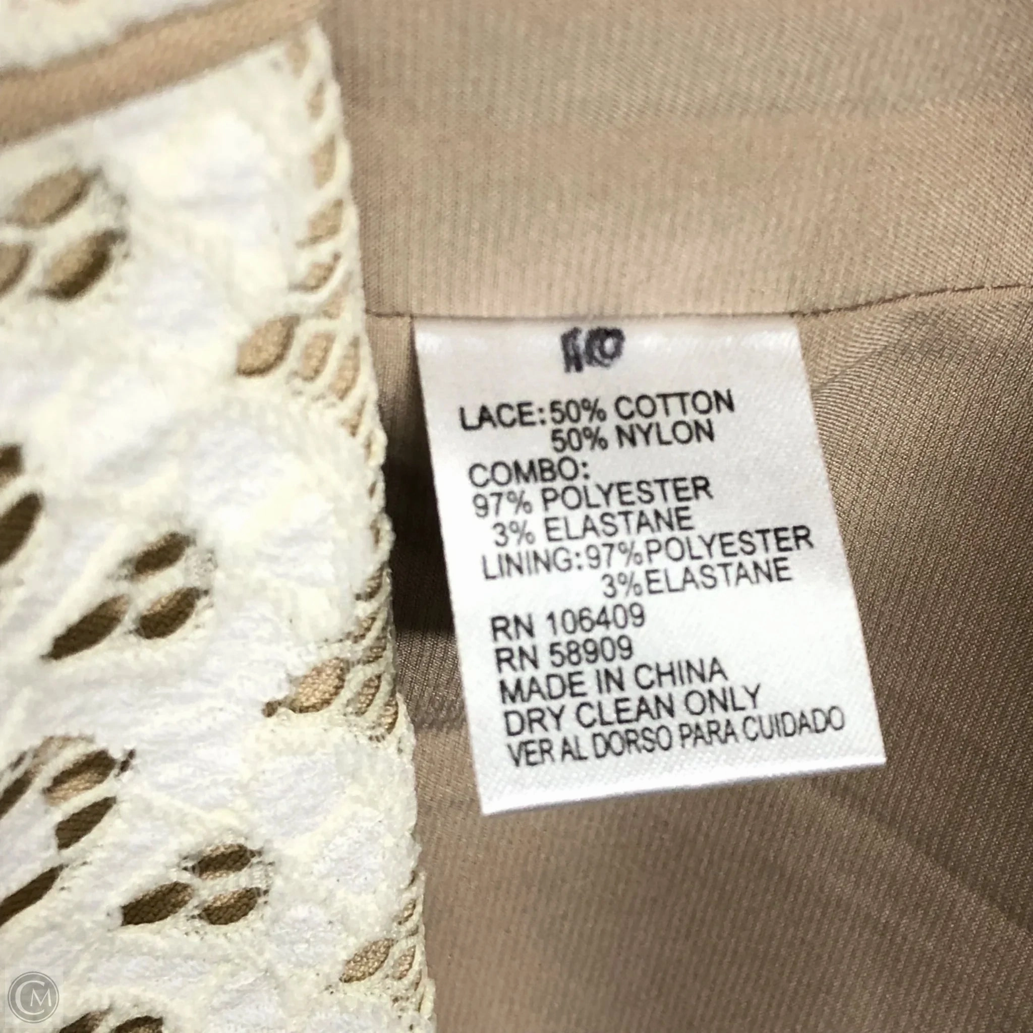 Dress Party Midi By Antonio Melani In Cream, Size: M