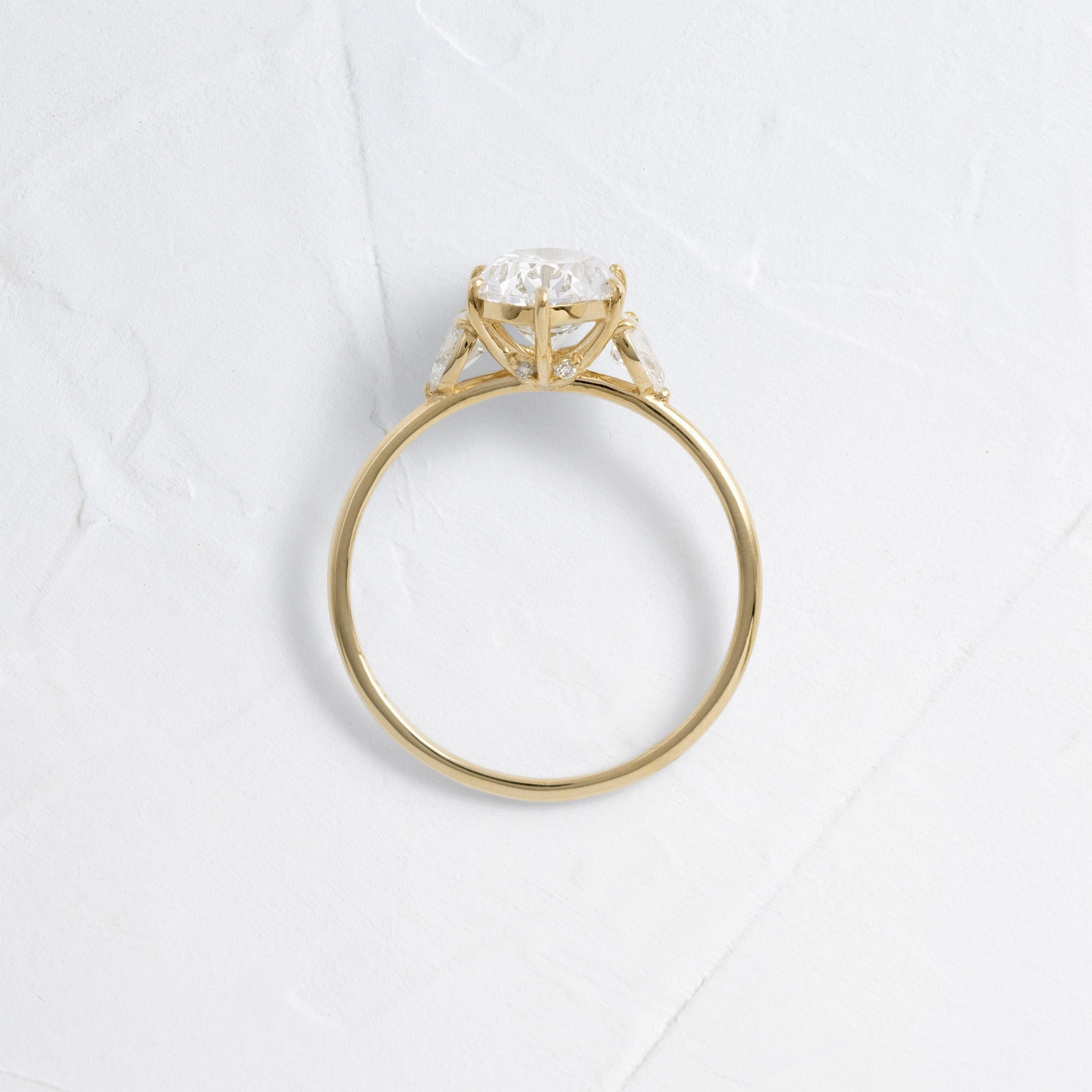 Duet Ring, 1.80ct. Natural Oval Cut