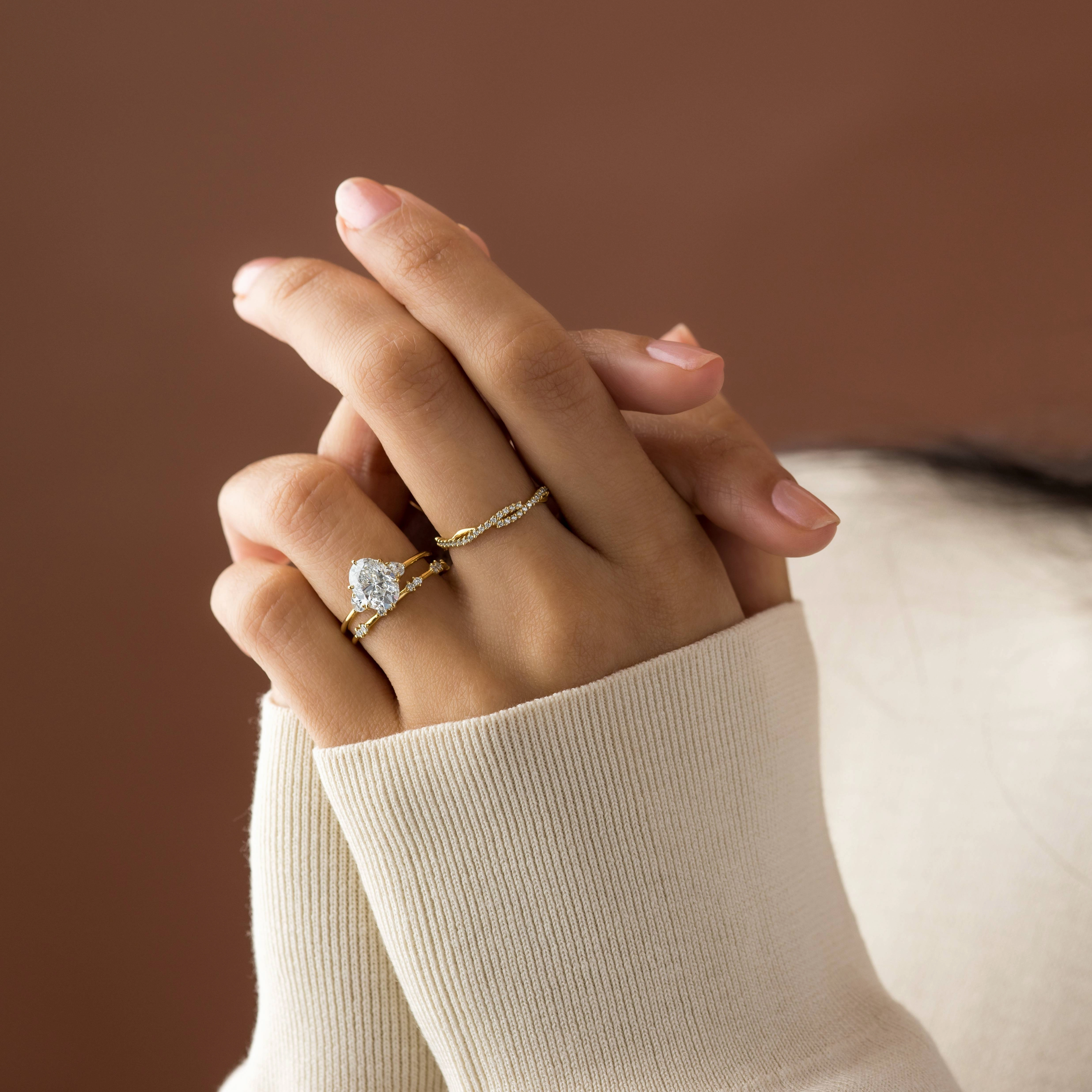 Duet Ring, 1.80ct. Natural Oval Cut
