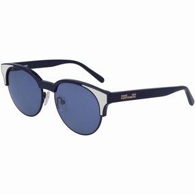 Dvf Women's Sunglasses - Navy Plastic Cat Eye Frame Blue Lens | DVF DVF854S JOHANA 414
