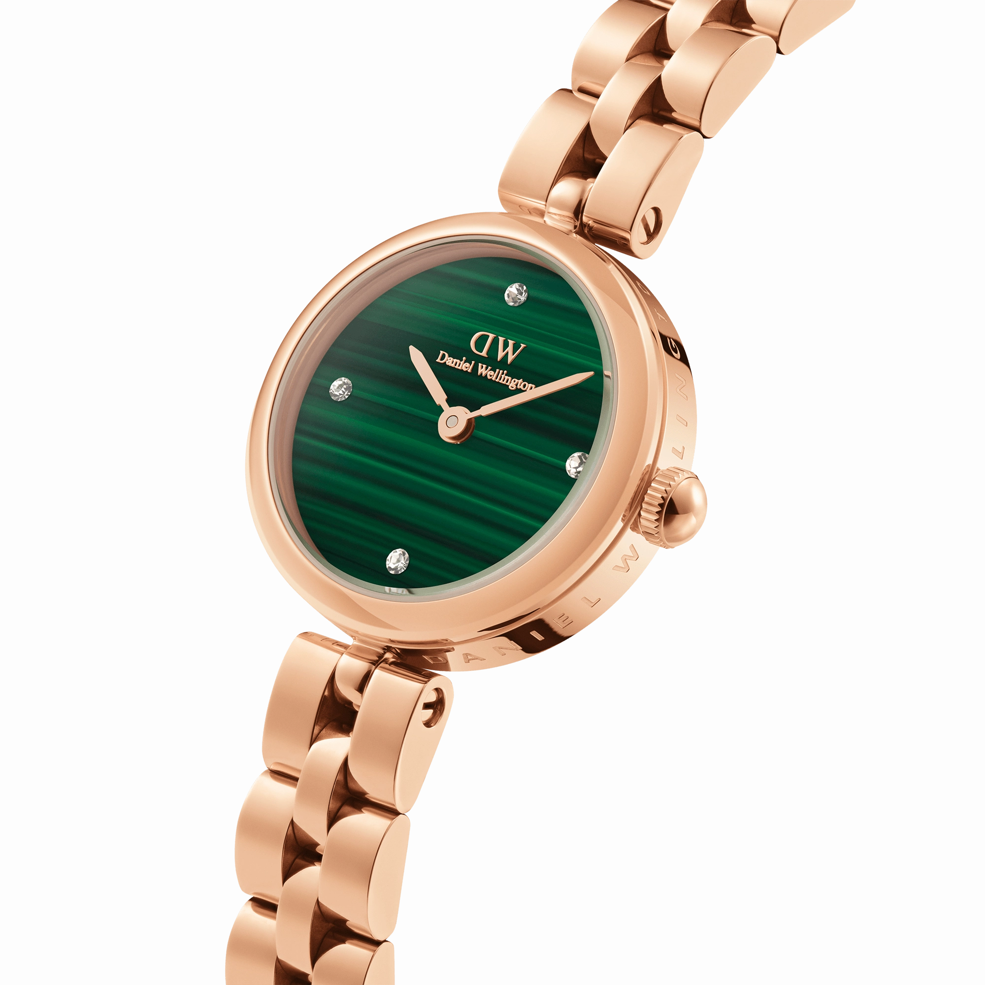 Elan Lumine Malachite Rose Gold