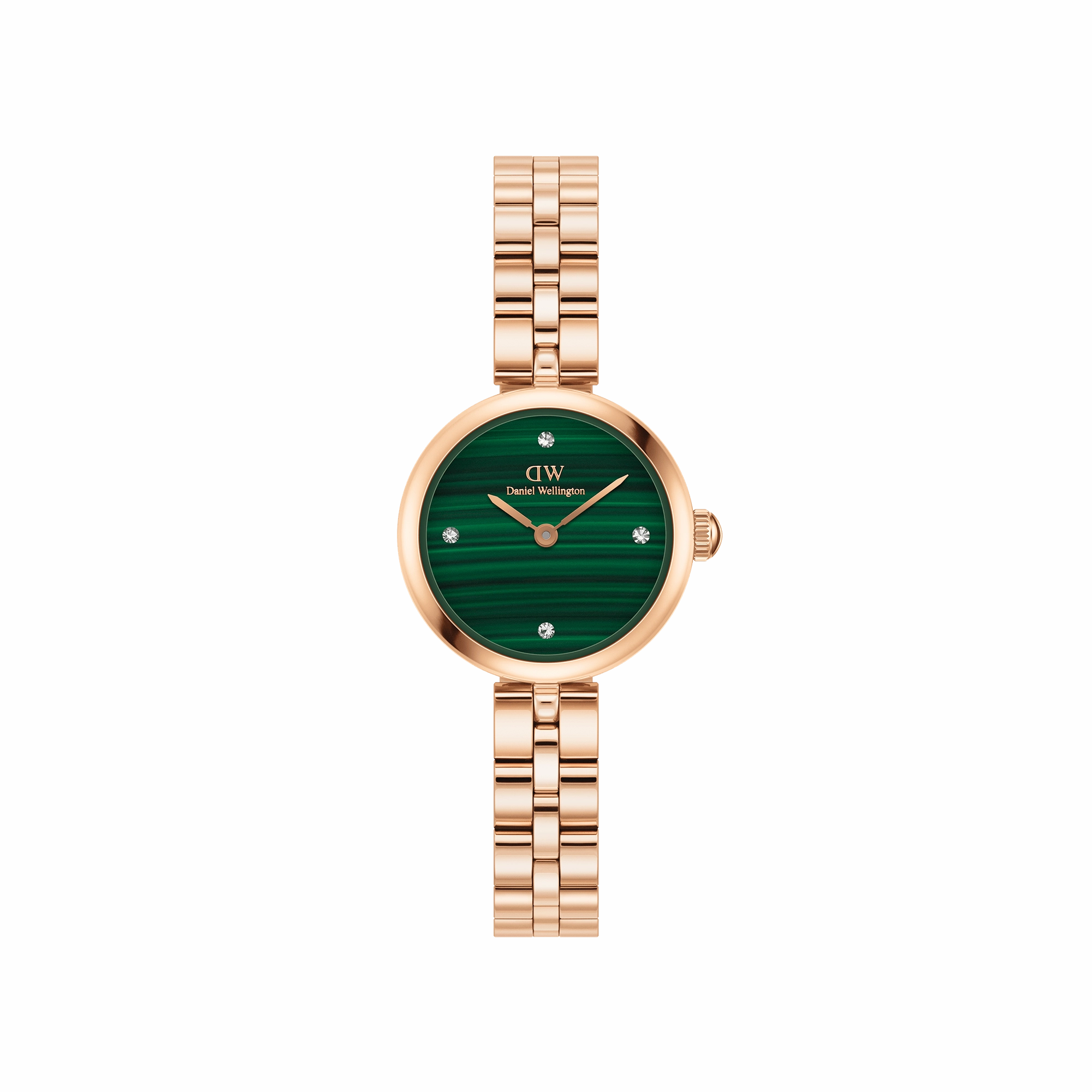 Elan Lumine Malachite Rose Gold