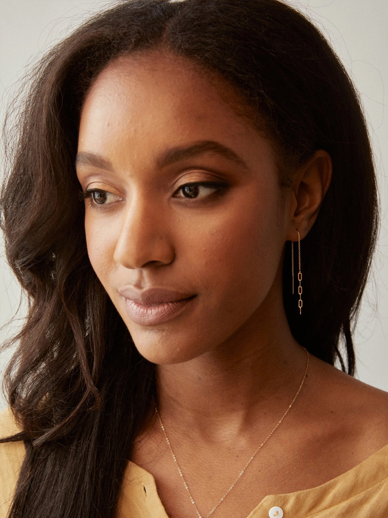 Essential Chain Threader Earrings