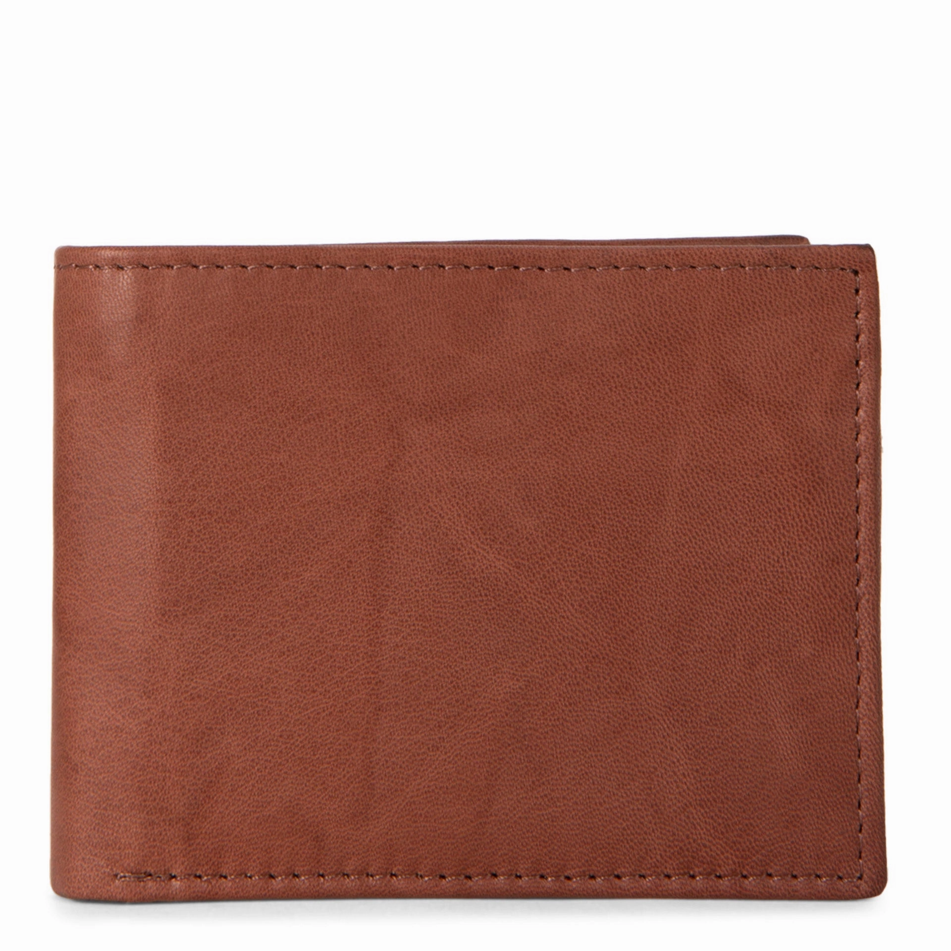 FINAL SALE Leather RFID Bifold Wallet with Flip-Up Wing