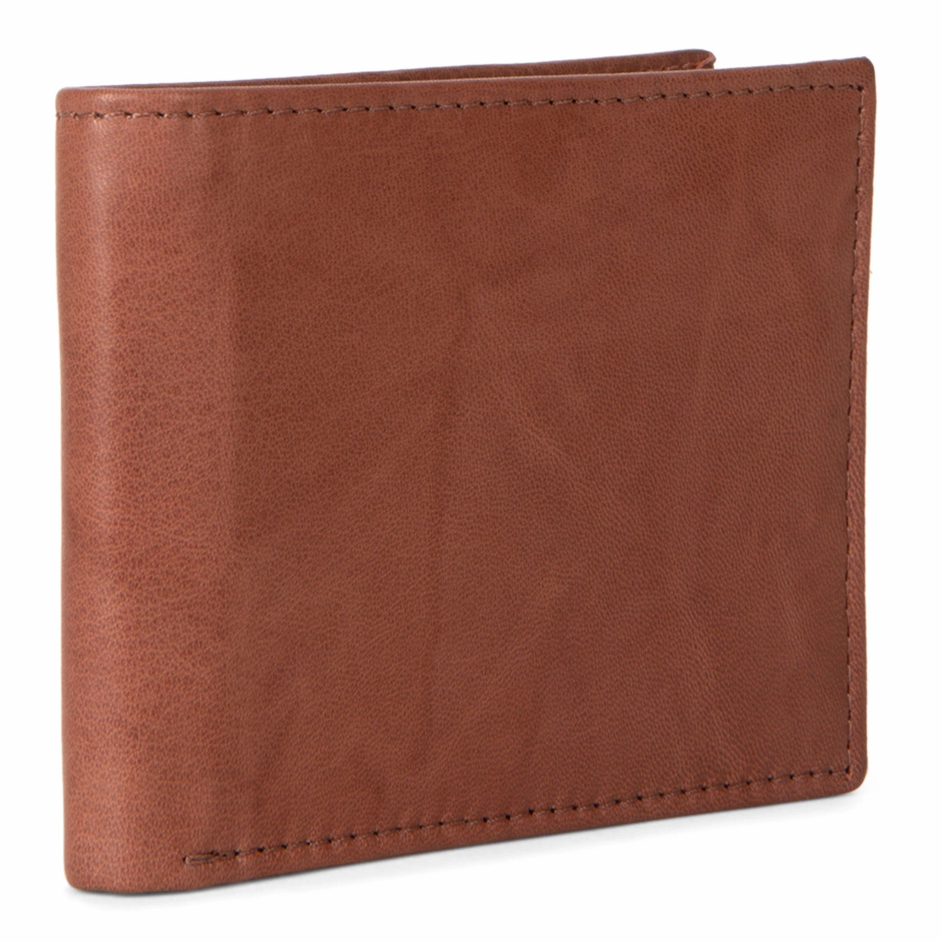 FINAL SALE Leather RFID Bifold Wallet with Flip-Up Wing