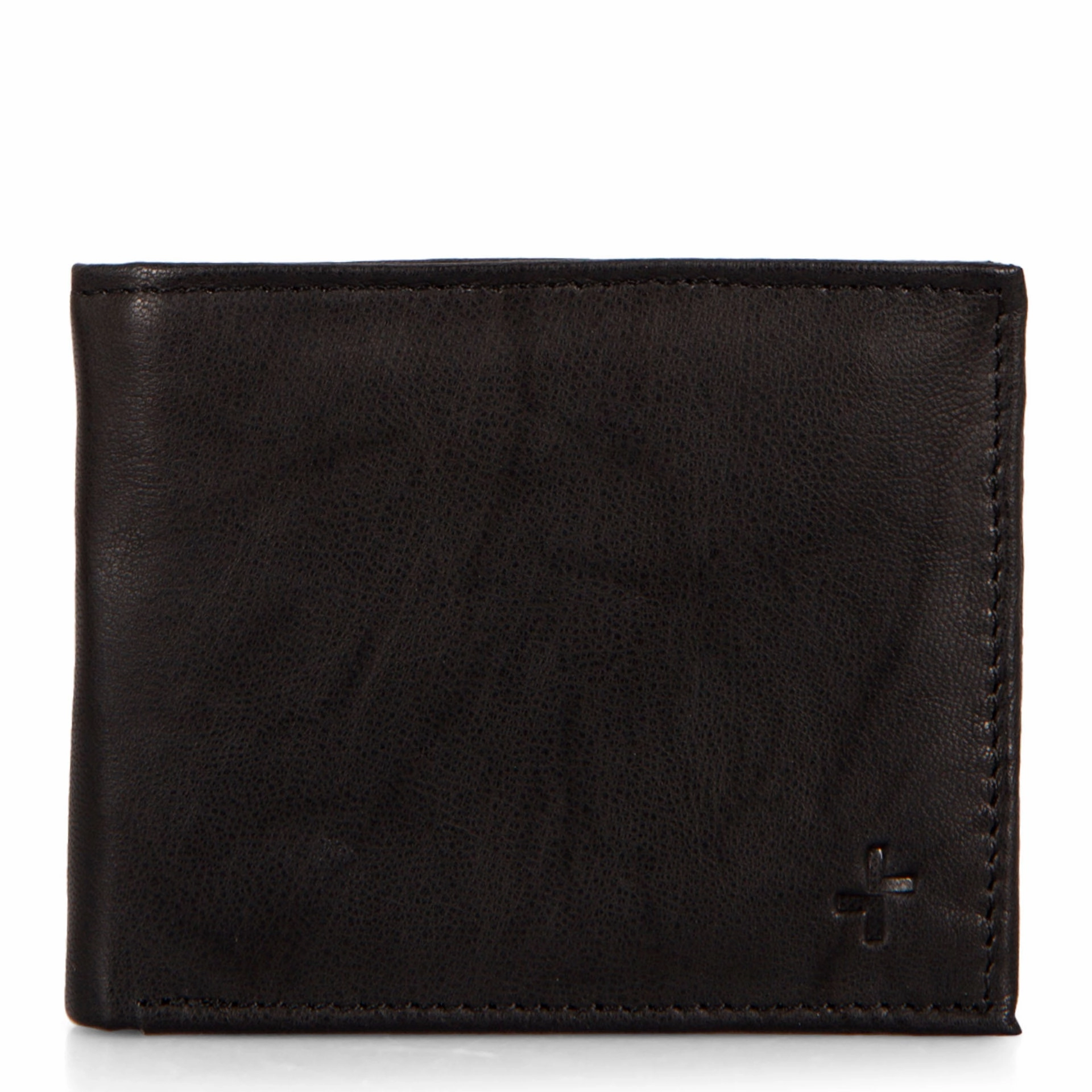 FINAL SALE Leather RFID Bifold Wallet with Flip-Up Wing
