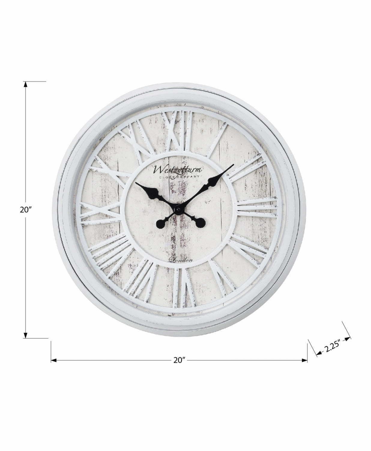 Gleam Clock - Grey
