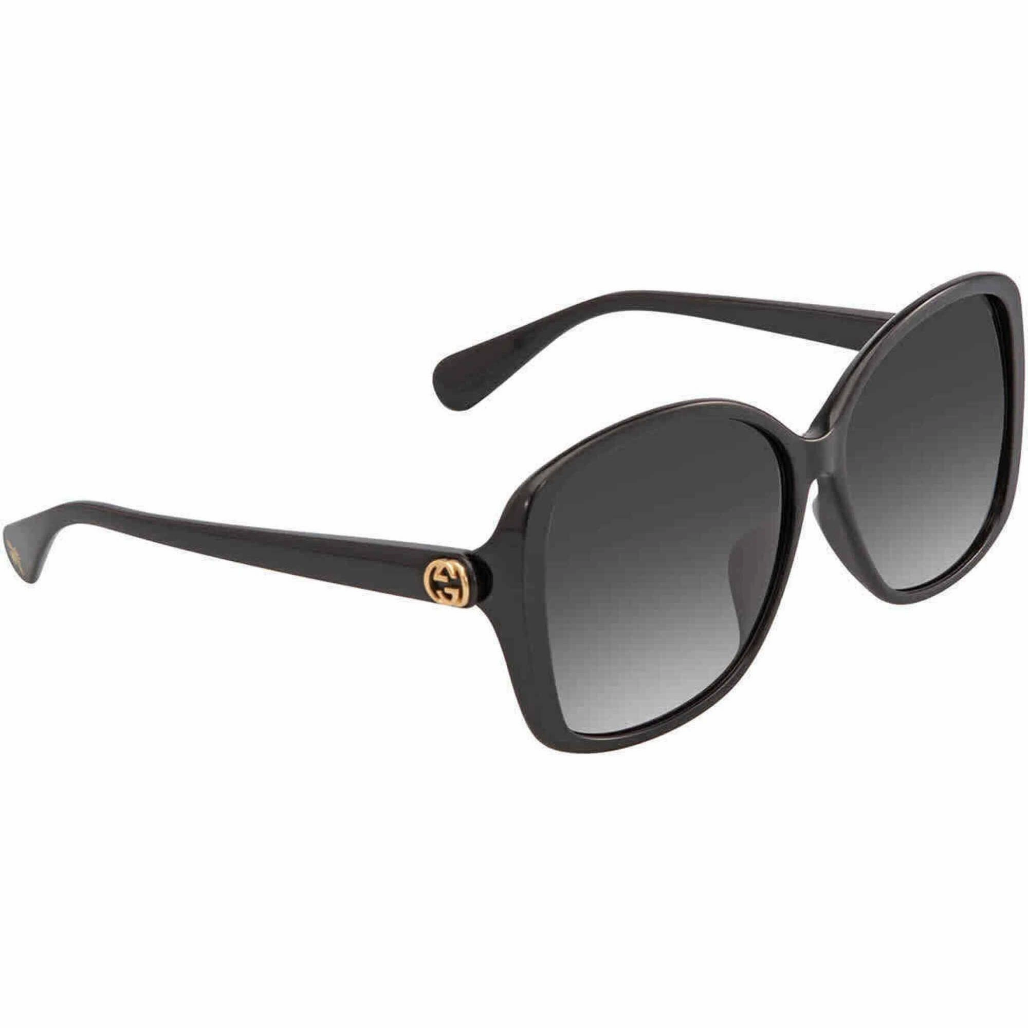Gucci Women's Sunglasses - Full Rim Black Plastic Square Shape Frame | GG0950SA 001