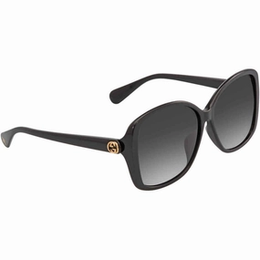 Gucci Women's Sunglasses - Full Rim Black Plastic Square Shape Frame | GG0950SA 001