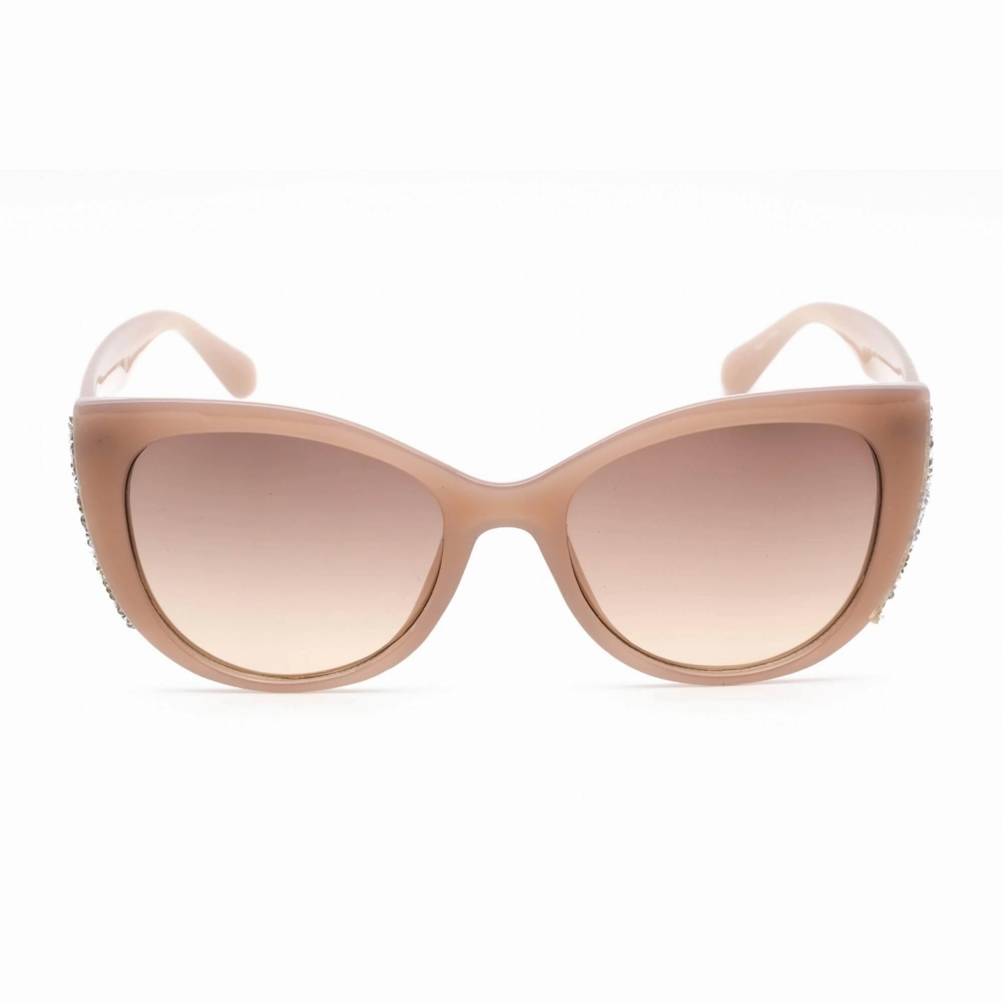 Guess Factory Women's Sunglasses - Shiny Beige Frame Gradient Brown Lens | GF0422 57F