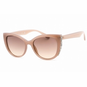 Guess Factory Women's Sunglasses - Shiny Beige Frame Gradient Brown Lens | GF0422 57F