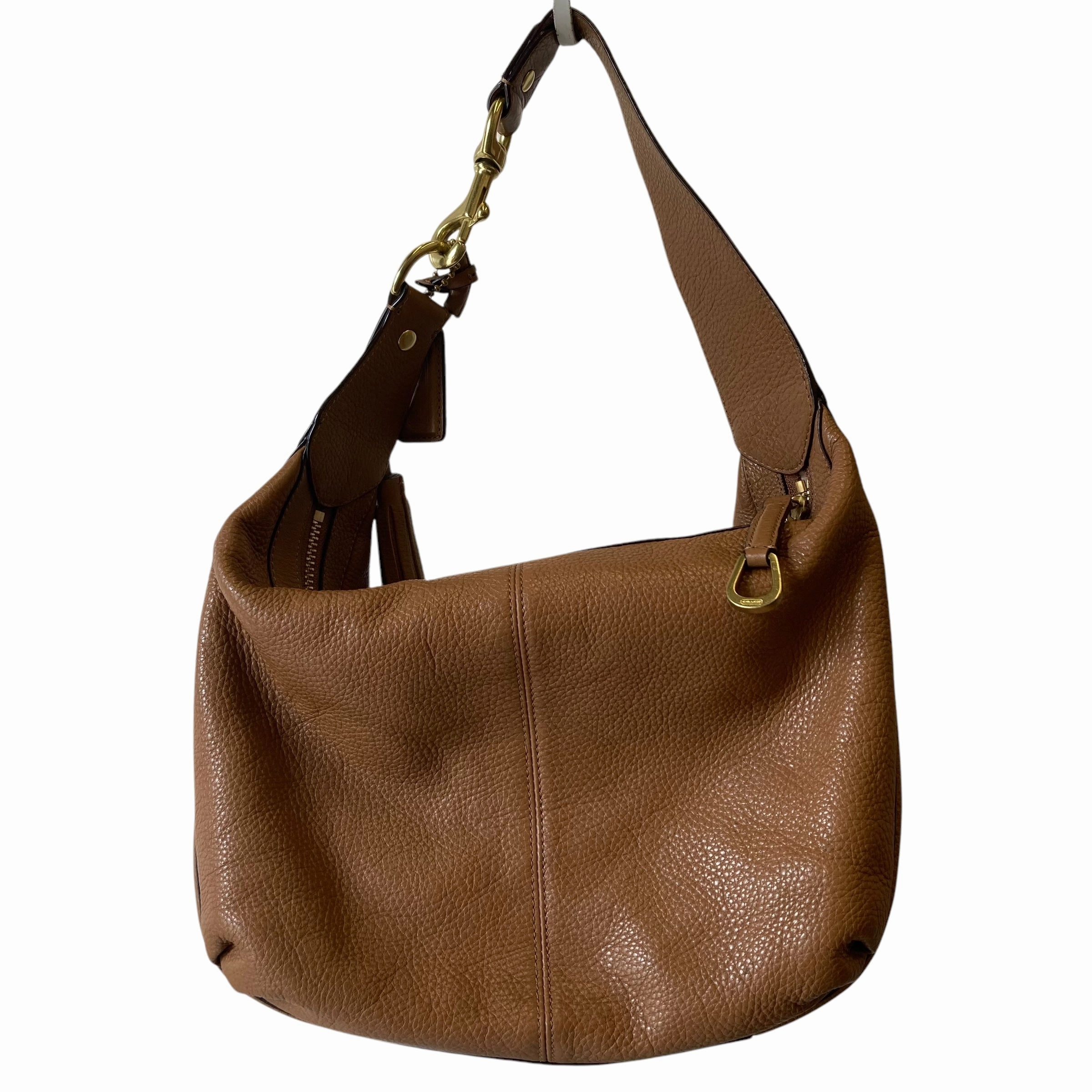 Handbag Designer By Coach In Brown, Size:Medium