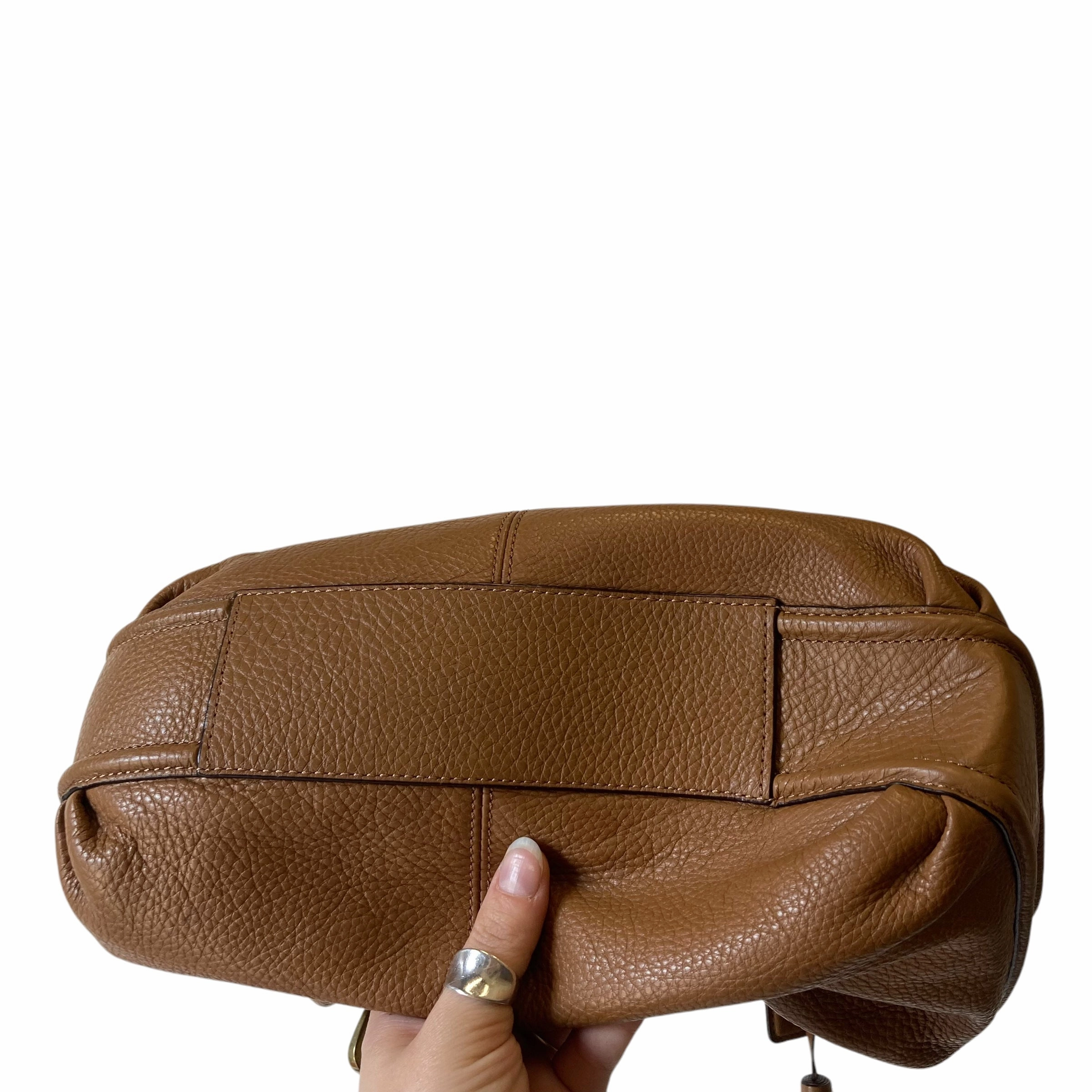 Handbag Designer By Coach In Brown, Size:Medium