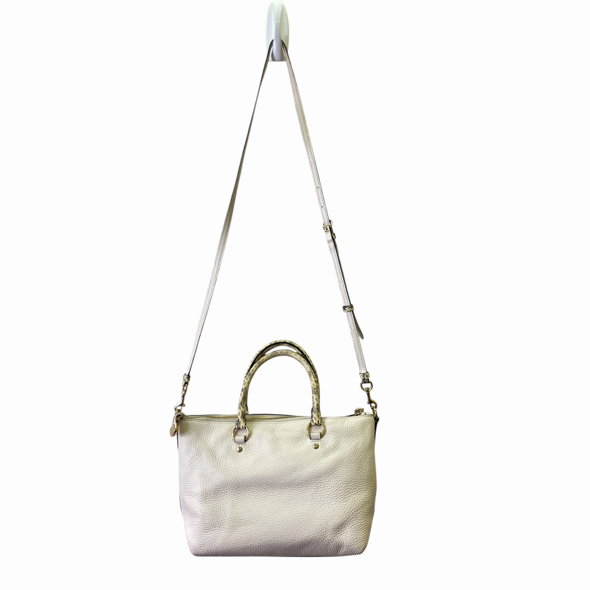 HANDBAG DESIGNER by COACH In CREAM, Size: SMALL