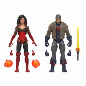 Hasbro F7090 Marvel Legends Series Avengers 60th Anniversary Black Knight & Sersi 6-Inch Action Figures